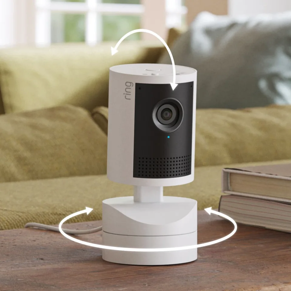 Diagram of the Ring Pan-Tilt Indoor Cam 360-degree pan coverage