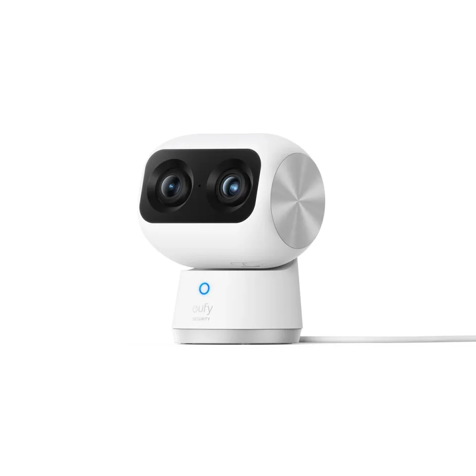 eufy Indoor Cam S350 dual-camera indoor security camera, official product render