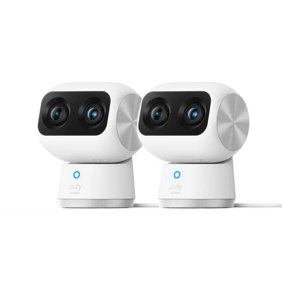 eufy Indoor Cam S350 pan-and-tilt indoor camera, official product shot