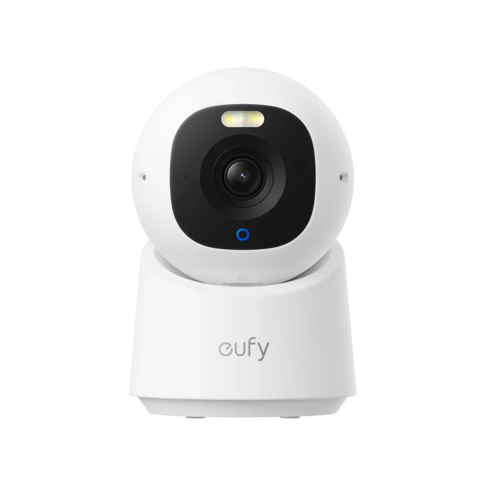 eufy Indoor Cam E30 front view on dark background