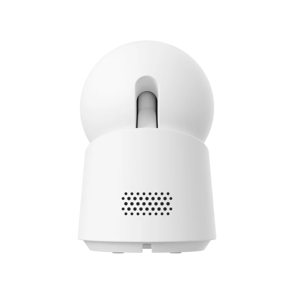 eufy Indoor Cam E30 rear view with two-way audio speaker grille