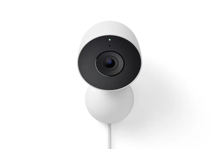 Top-down view of the Google Nest Cam Indoor (wired, 3rd gen)