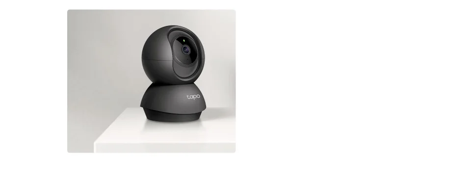 TP-Link Tapo C201 black pan-tilt indoor security camera