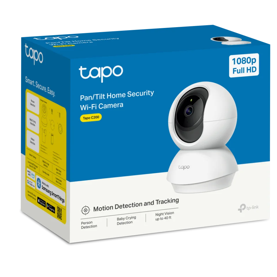 TP-Link Tapo C200 retail box - check the hardware version label before updating