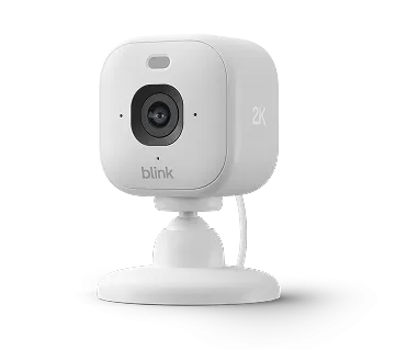 Blink Mini 2K+ plug-in camera, official product photo