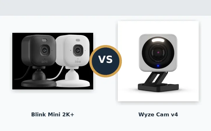 Blink Mini 2K+ vs Wyze Cam v4: Which Should You Buy?