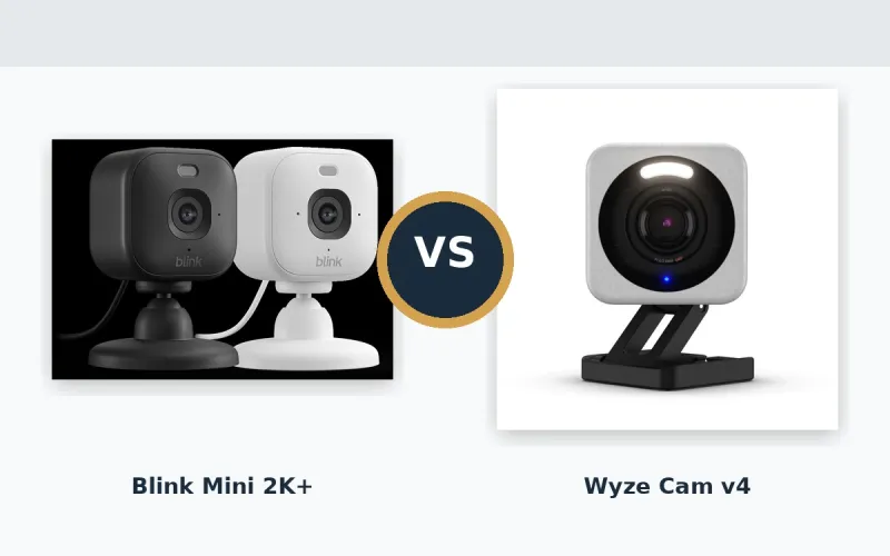 Blink Mini 2K+ vs Wyze Cam v4: Which Should You Buy?