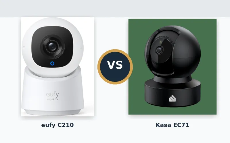 eufy IndoorCam C210 vs Kasa EC71: Which Budget Pan-Tilt Wins?