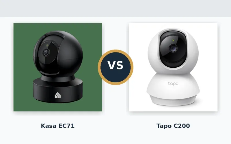 Kasa EC71 vs Tapo C200: Which TP-Link Pan-Tilt Camera Should You Buy?