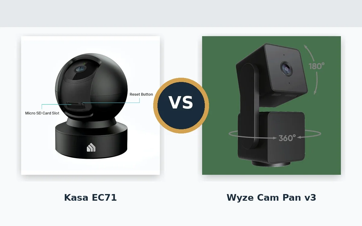 Kasa EC71 vs Wyze Cam Pan v3: Which Should You Buy?