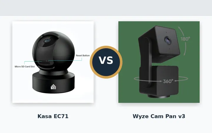 Kasa EC71 vs Wyze Cam Pan v3: Which Should You Buy?