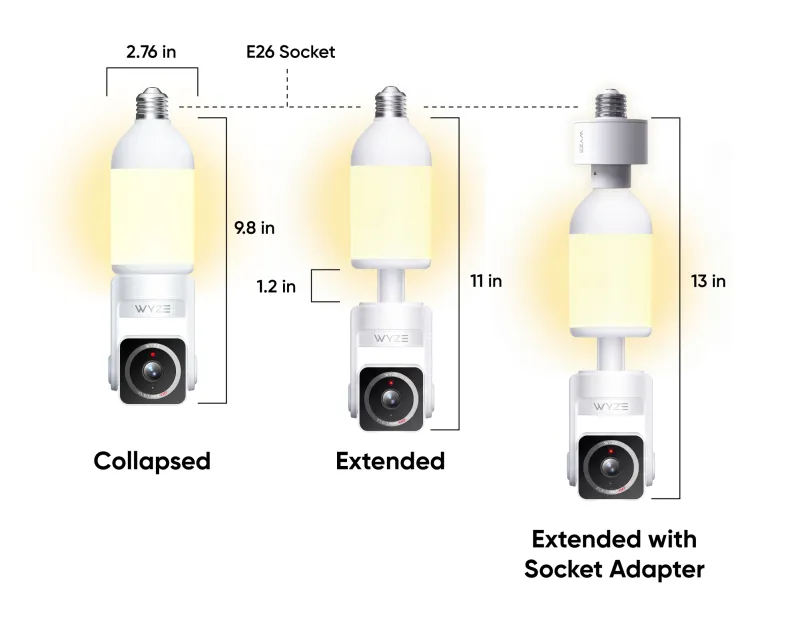 Wyze Bulb Cam Pan Color Review: 2.5K Pan Camera in a Bulb
