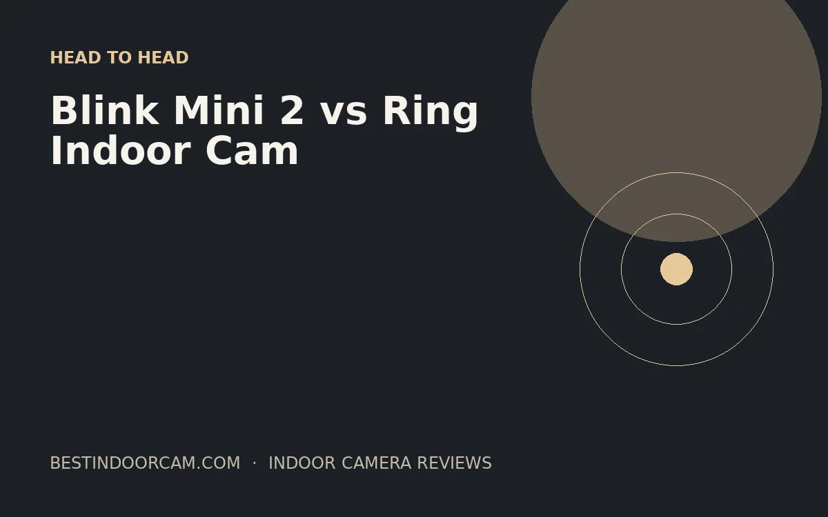 Blink Mini 2 vs Ring Indoor Cam