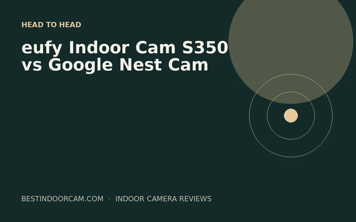 eufy Indoor Cam S350 vs Google Nest Cam